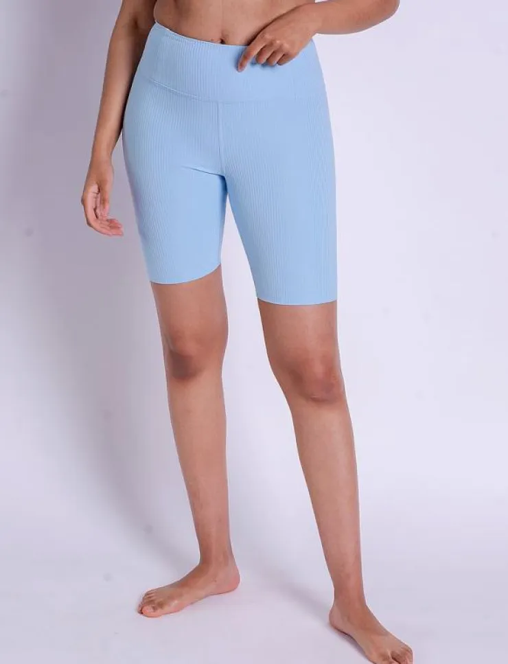 Girlfriend Collective Rib Bike Shorts - Träningstights|Kvinnor Shorts|Tights