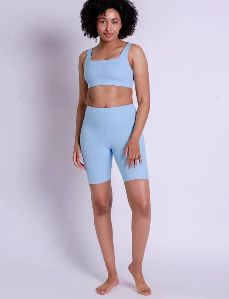 Girlfriend Collective Rib Bike Shorts - Träningstights|Kvinnor Shorts|Tights