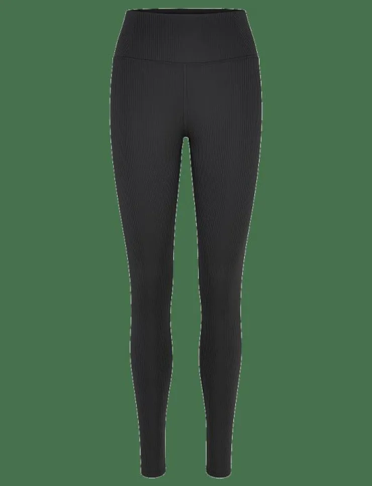 Kvinnor Girlfriend Collective Tights|Leggings & Tights|Rib High-Rise Legging, Long - Träningstights