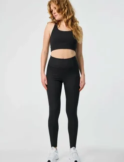 Kvinnor Girlfriend Collective Tights|Leggings & Tights|Rib High-Rise Legging, Long - Träningstights