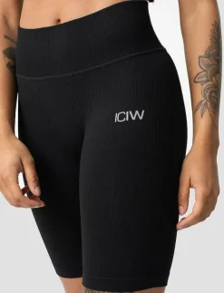 Kvinnor ICANIWILL Shorts|Ribbed Define Seamless Biker Shorts - Cykelshorts