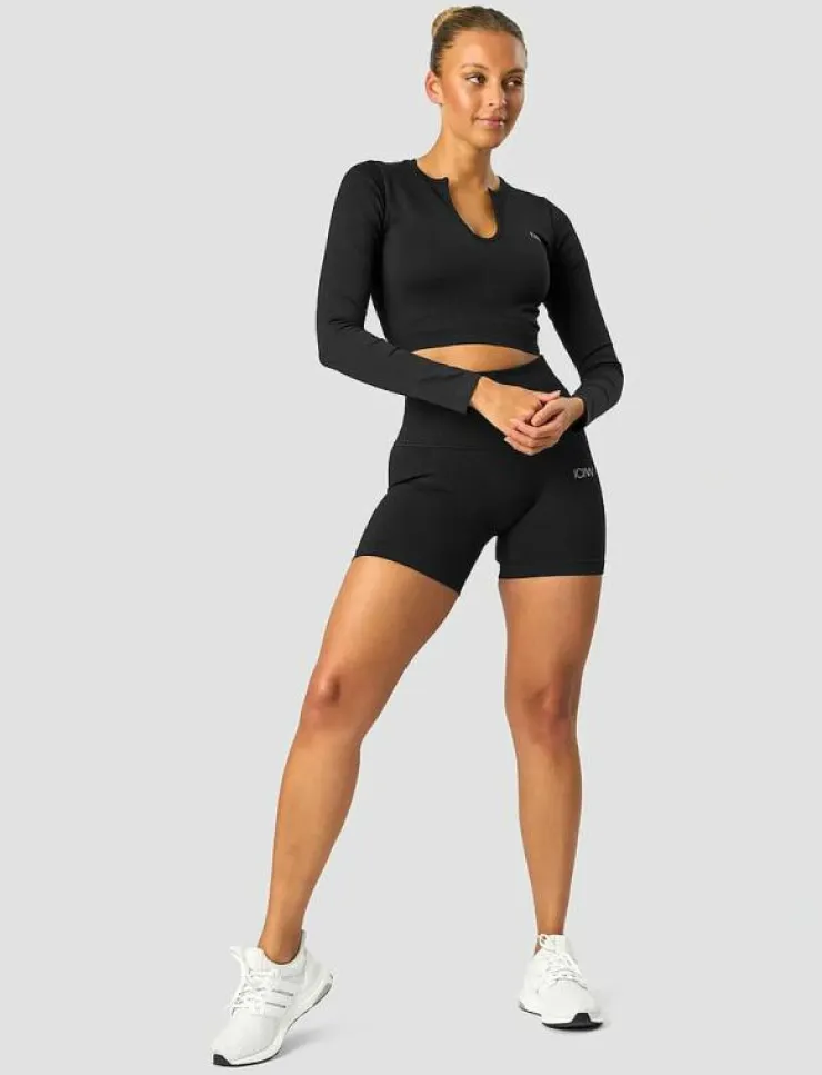 ICANIWILL Ribbed Define Seamless Pocket Shorts - Cykelshorts|Kvinnor Shorts