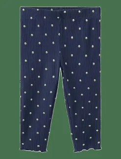 Mango Ribbed floral leggings - Leggings|Barn Basplagg