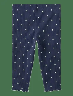 Mango Ribbed floral leggings - Leggings|Barn Basplagg