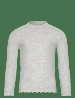 Mango Ribbed high neck t-shirt - Långärmade t-shirts|Barn Underställ