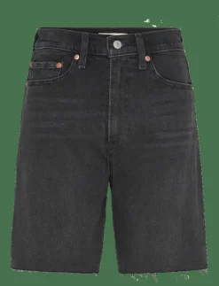Kvinnor Levi's® Shorts|RIBCAGE BERMUDA SHORT GOTH PRI - Jeansshorts