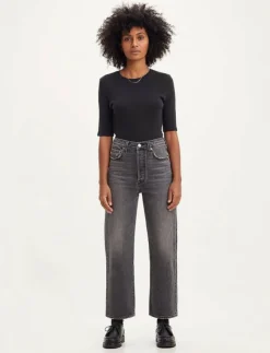 Levi's® RIBCAGE STRAIGHT ANKLE - Straight jeans|Kvinnor Kläder