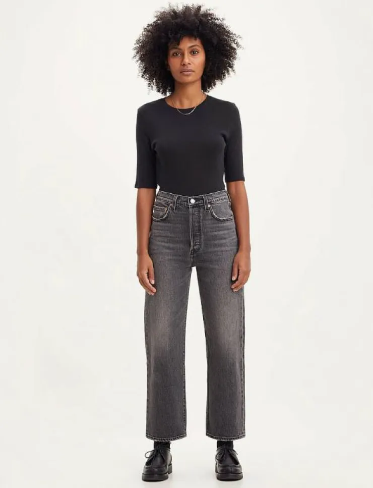 Levi's® RIBCAGE STRAIGHT ANKLE - Straight jeans|Kvinnor Kläder