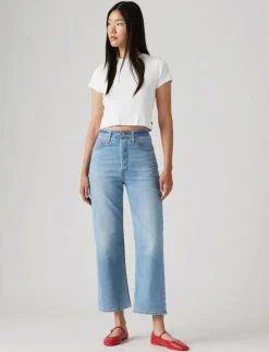Kvinnor Levi's® Denimkläder|Jeans|RIBCAGE STRAIGHT ANKLE COOL WI - Straight jeans