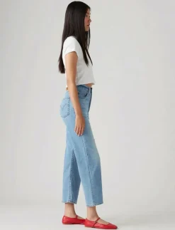 Kvinnor Levi's® Denimkläder|Jeans|RIBCAGE STRAIGHT ANKLE COOL WI - Straight jeans