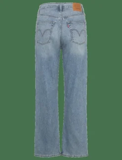 Kvinnor Levi's® Denimkläder|Jeans|RIBCAGE STRAIGHT ANKLE COOL IN - Vida byxor