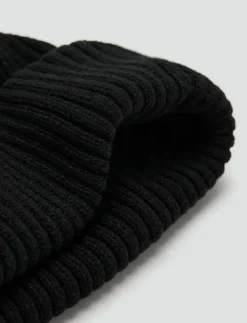 Mango Mössor & Hattar|Rib-knit cotton hat - Mössor