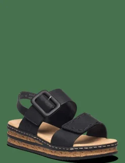 Kvinnor Rieker Sandaler|Ladies' sandals 62950-62 beige - Sandaler