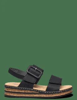 Kvinnor Rieker Sandaler|Ladies' sandals 62950-62 beige - Sandaler