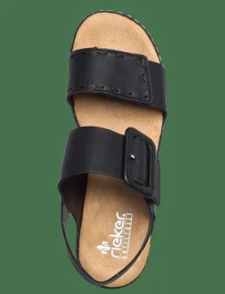 Kvinnor Rieker Sandaler|Ladies' sandals 62950-62 beige - Sandaler