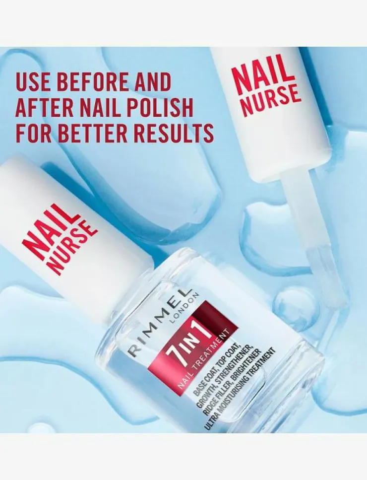 Kvinnor Rimmel Naglar|Nail Care Nail nurse 7 in 1 - Topplack