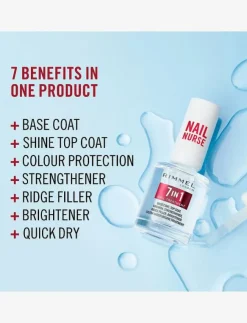 Kvinnor Rimmel Naglar|Nail Care Nail nurse 7 in 1 - Topplack