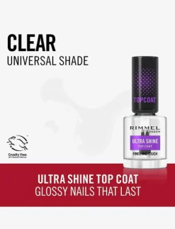 Kvinnor Rimmel Naglar|Top Coat Top coar ultra shine - Topplack