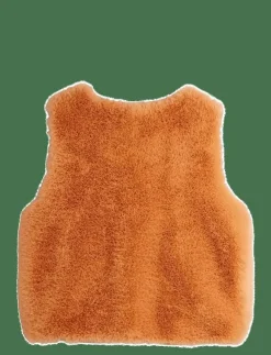 Barn Mini Rodini Västar|Ritzratz patch faux fur vest - Väst