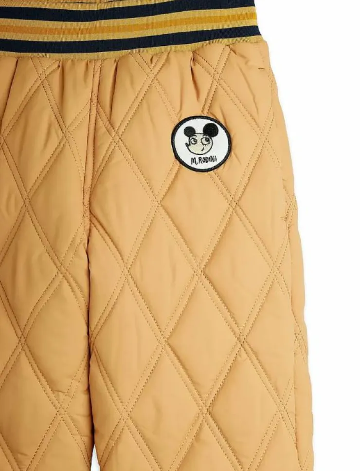 Mini Rodini Ritzratz patch quilted outerwear trousers - Termobyxor|Barn Termokläder
