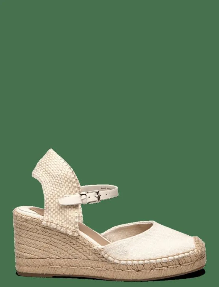 Kvinnor Lauren Ralph Lauren Espadrillos|Robby Canvas & Jute Espadrille - Kilklackar
