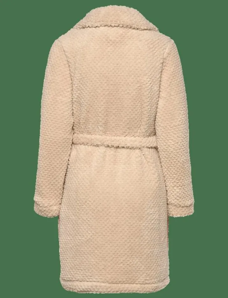 Kvinnor Hunkemöller Morgonrockar|Morgonrockar|Robe Zip Up Fleece - Morgonrock