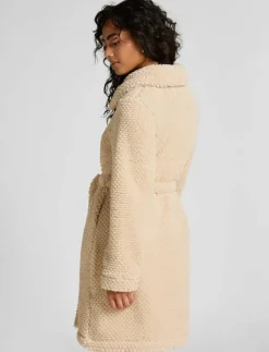 Kvinnor Hunkemöller Morgonrockar|Morgonrockar|Robe Zip Up Fleece - Morgonrock