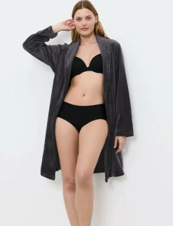 Kvinnor Triumph Morgonrockar|Morgonrockar|Robes Fleece Robe 01 - Morgonrock
