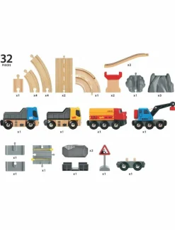 BRIO R&R Stenbrott Set - Byggmaskiner|Barn Leksaksset & Leksaksfigurer