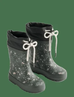 Wheat Rubber Boot Thermo Print - Höga gummistövlar|Barn Regnkläder|Gummistövlar