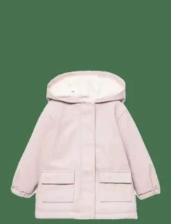 Mango Rubberised coat with fur-effect lining - Jackor|Barn Regnkläder