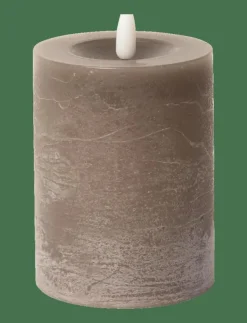 C'est Bon Ljus|Rustic finish LED pillar candle - Dekoration