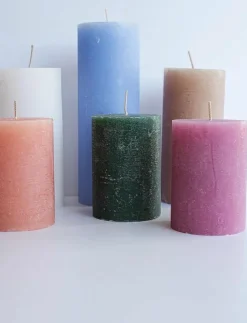 Kunstindustrien Rustic Pillar Candles - Blockljus| Ljus