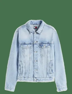 Tommy Jeans RYAN RGLR TRCKR RWB EXT CI6033 - Ofodrade jeansjackor| Overshirts