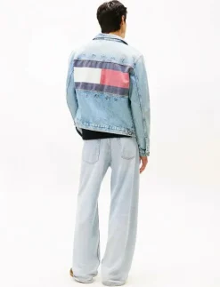 Tommy Jeans RYAN RGLR TRCKR RWB EXT CI6033 - Ofodrade jeansjackor| Overshirts