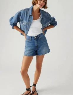 Kvinnor Levi's® Shorts|80S MOM SHORT COOL CITY WHIP - Jeansshorts