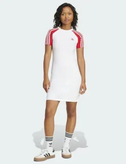 adidas Originals 3S RAGLAN DRESS - Klänningar|Kvinnor Klänningar & Kjolar