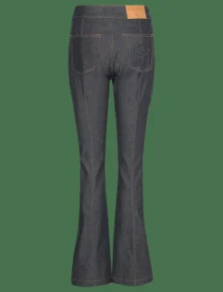 Filippa K 90s Stretch Button Front Jeans - Utsvängda jeans|Kvinnor Denimkläder
