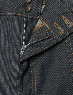 Filippa K 90s Stretch Button Front Jeans - Utsvängda jeans|Kvinnor Denimkläder
