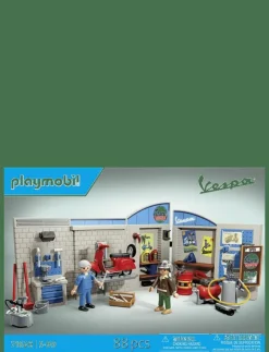 PLAYMOBIL 60s Vespa Garage - RC-Vehicles|Barn Playmobil Leksaker