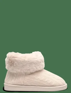 Kvinnor Hunkemöller Tofflor|SAAR CABLE KNIT BOOT - Inneskor