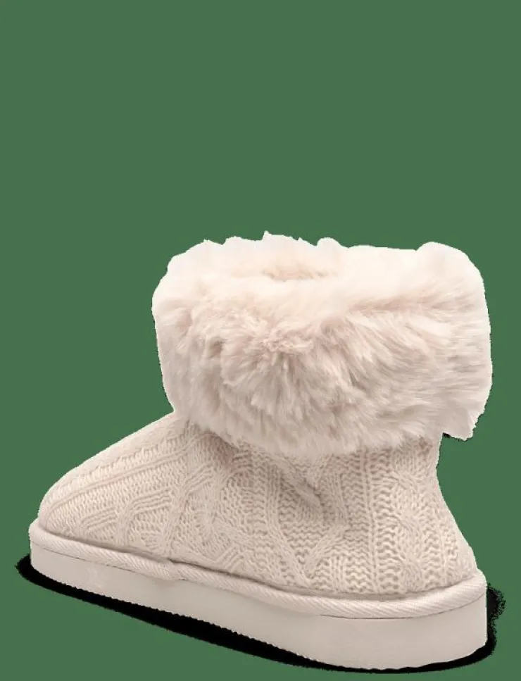 Kvinnor Hunkemöller Tofflor|SAAR CABLE KNIT BOOT - Inneskor