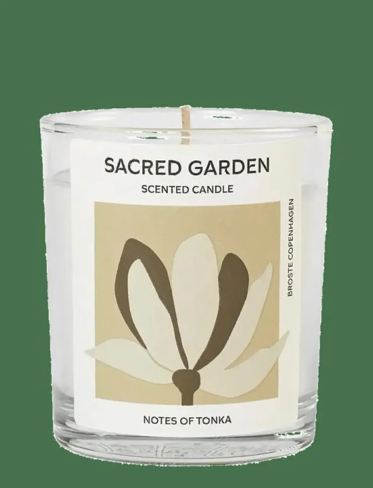 Broste Copenhagen Sacred Garden Scented Candle - Doftljus|Kvinnor Bastu & Spa|Ljus