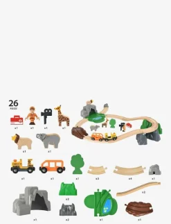 Barn BRIO Leksaksset & Leksaksfigurer|Safari Adventure Set - Träfigur