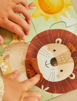 Barbo Toys Safari Touch & Feel Puzzles - Klassiska pussel|Barn Pussel & Spel