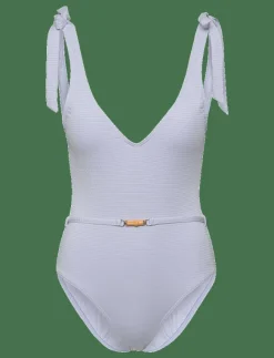 Kvinnor Malina Badkläder|Sally v-neck swimsuit - Baddräkter