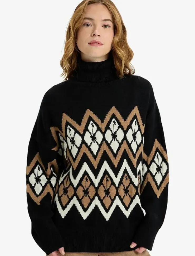 Kvinnor Roxy Sweatshirts|SALTWATER LOVER - Stickat