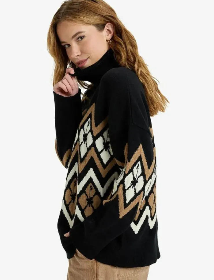 Kvinnor Roxy Sweatshirts|SALTWATER LOVER - Stickat