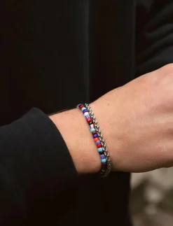 Samie Smycken|- Bracelet with colored pearls - Pärlarmband