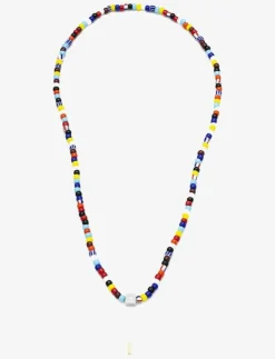 Samie Smycken|- Necklace with colored pearls - Halsband
